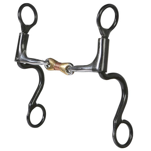 Dutton Smooth Copper Wrapped Dogbone 6 1/2" Cheek Bit