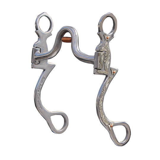 Professional's Choice Bob Avila Seven Shank Bit with Medium Port Roller