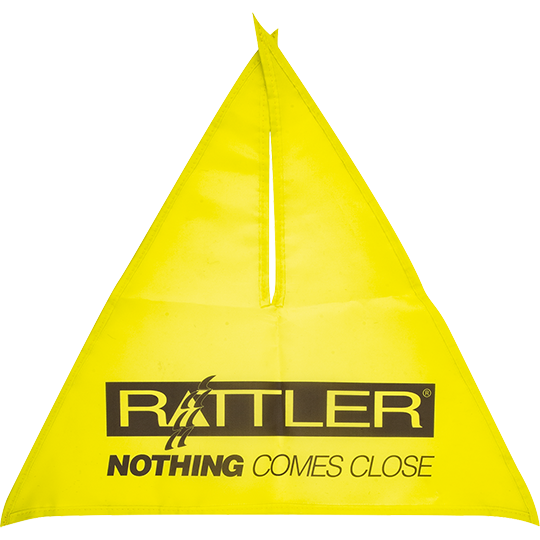 Rattler Ropes Neon Yellow Breakaway Flag