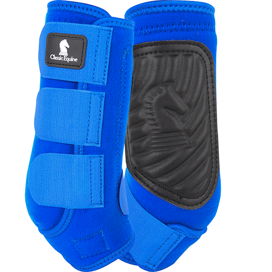 Classic Equine Classic Fit Front Boots- Blue