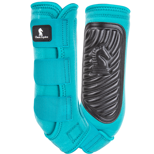 Classic Equine Classic Fit Hind Boots- Aqua