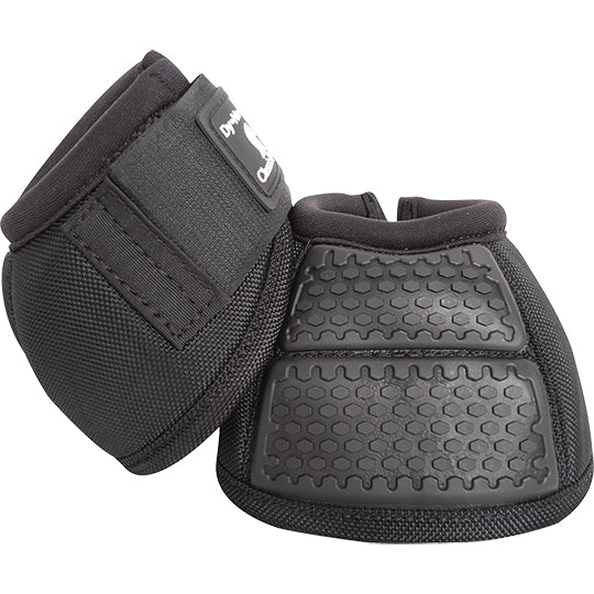 Classic Equine Flexion No-Turn Bell Boots- Black