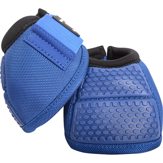 Classic Equine Flexion No-Turn Bell Boots- Blue