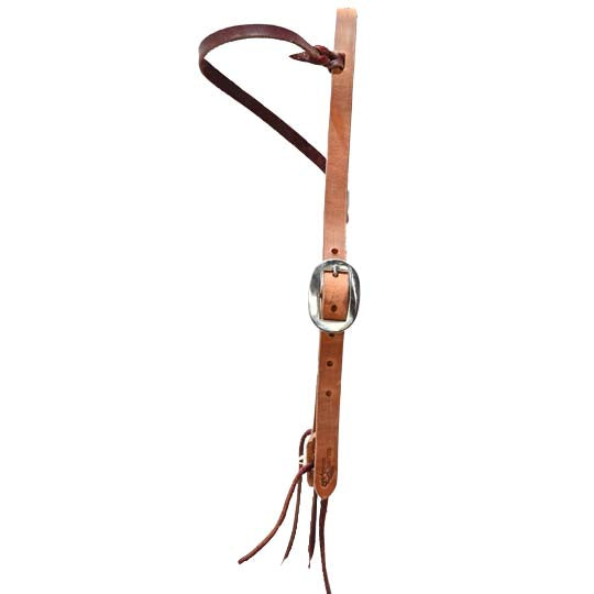 Coolhorse Leather 3/4" Harness Leather Slip Ear Working Cowboy Headstall