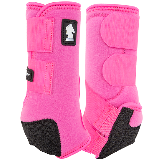 Classic Equine Legacy2 Front Protective Boots- Hot Pink
