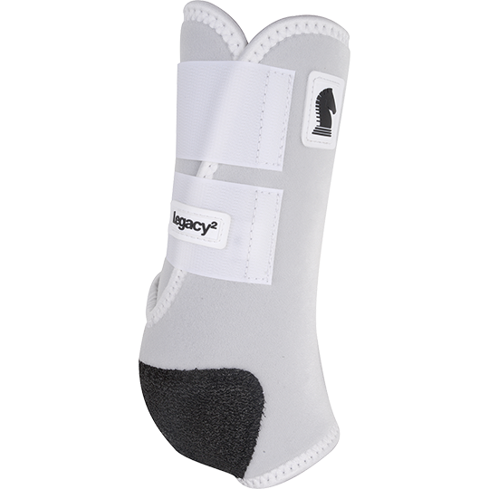 Classic Equine Legacy2 Front Protective Boots- White