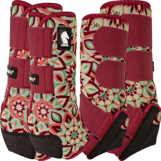 Classic Equine Legacy2 4-Pack Protective Boots- Starburst