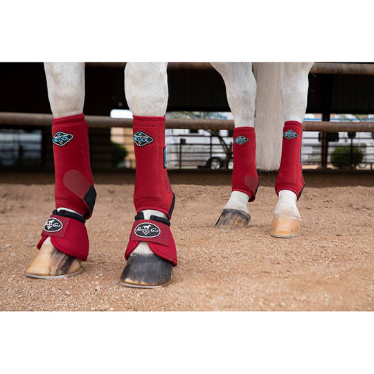 Professional's Choice 2XCool Sports Medicine Boot Value 4 Pack- Crimson