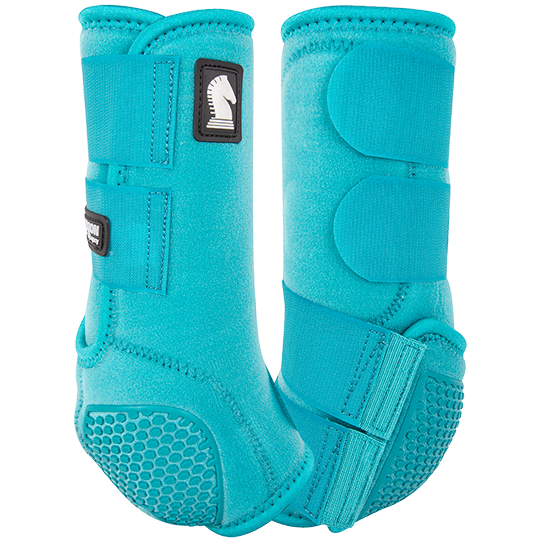 Classic Equine Flexion by Legacy Hind Protective Boots- Aqua