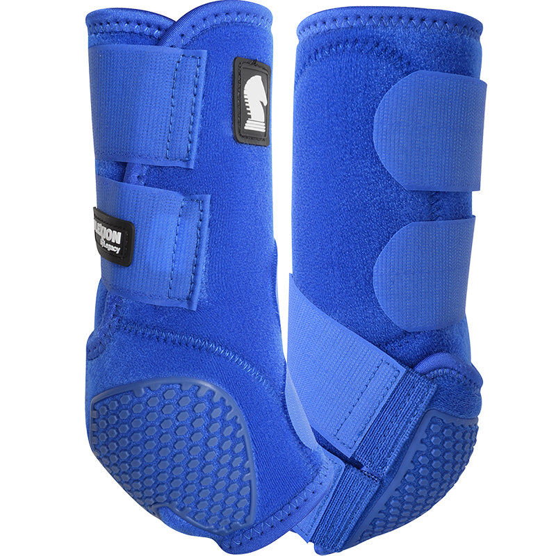 Classic Equine Flexion by Legacy Hind Protective Boots- Blue