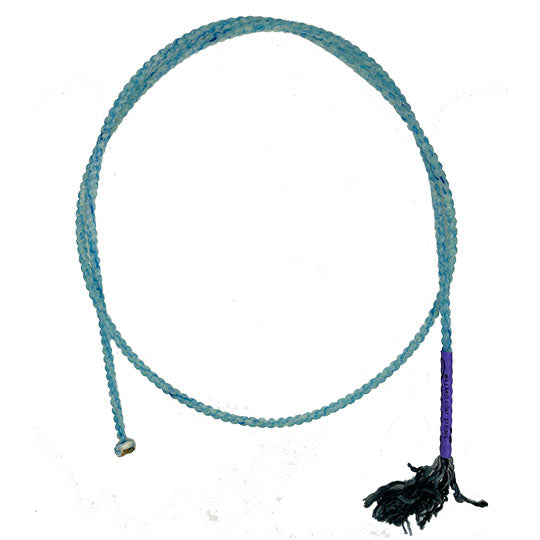 Willard Ropes Black Tail 2 Strand Goat String Blue