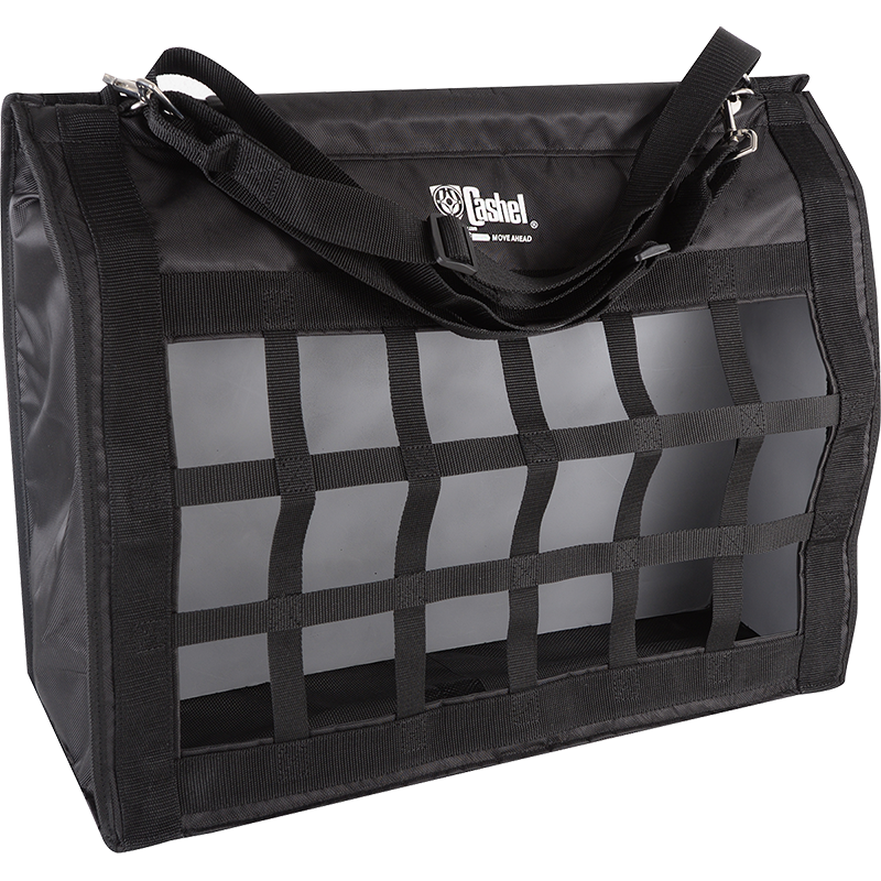 Cashel Slow Feed Top Load Hay Bag- Black