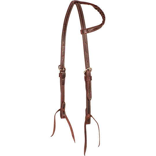 Martin Saddlery Latigo Blood Knot Slip Ear Headstall