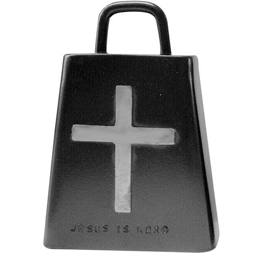 Jerry Beagley Bull Bell With Silver Cross