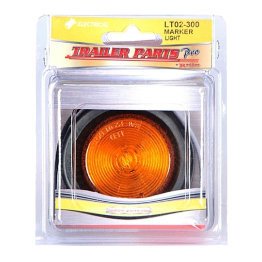 Redline 2in Amber LED Clearance/Marker Light w/Grommet & Pigtail
