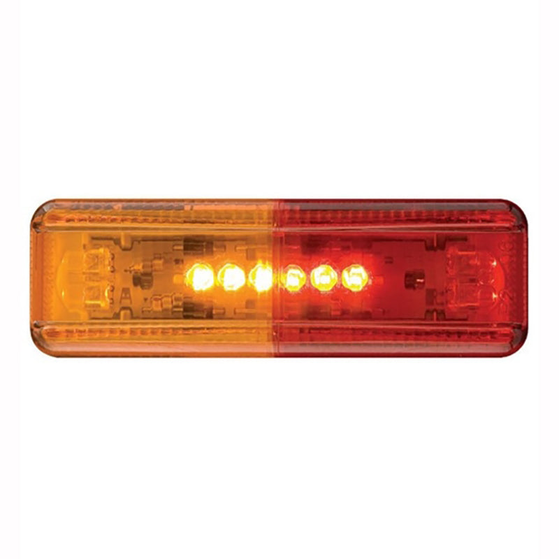 Optronics Red/Amber LED Thin Line MRK/CLR Light