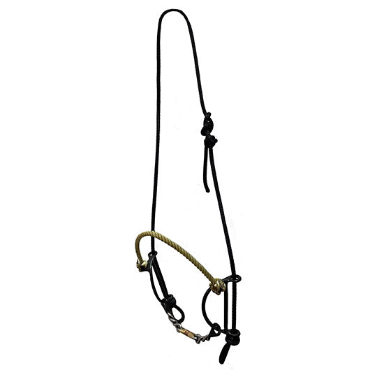 Dutton Bits Twisted Dog Bone Draw Gag Bit with Noseband