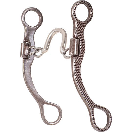 Classic Equine Rasp Shank Performance Ported Chain Bit