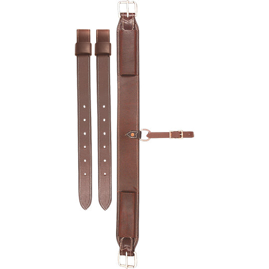 Cashel Chocolate Flank Cinch Set