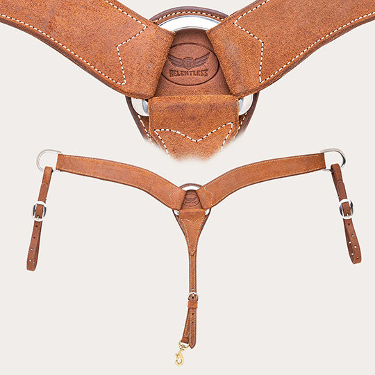 Cactus Saddlery Relentless 2" Roughout Breast Collar