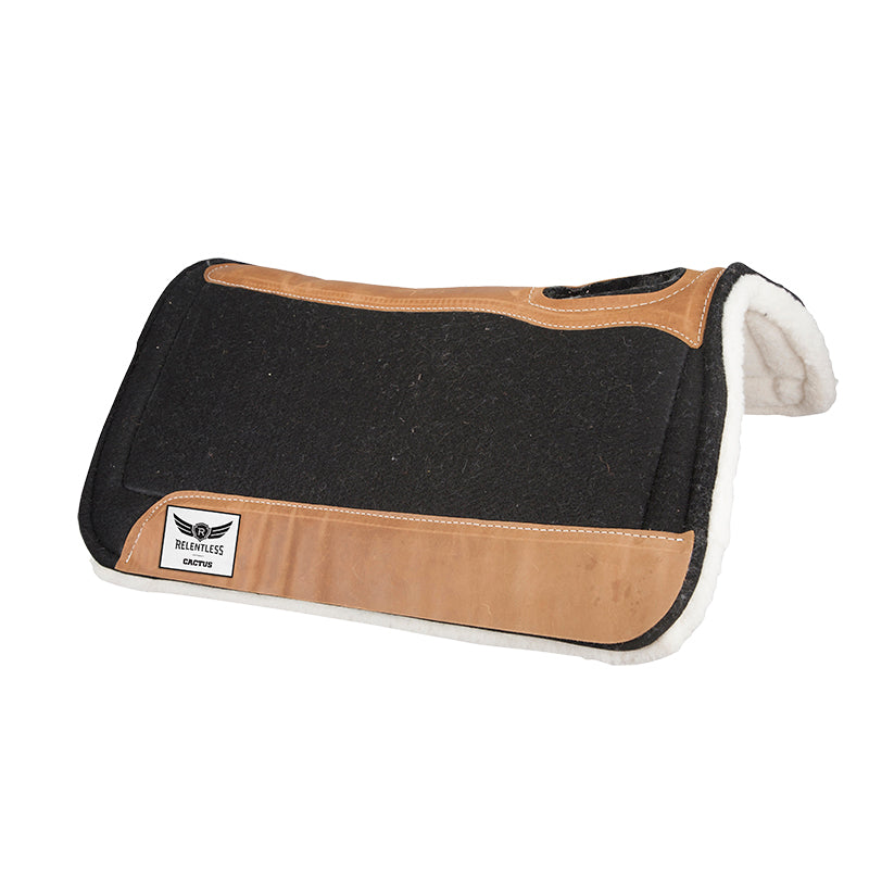 Cactus Saddlery Relentless 1" Extreme Gel Black Saddle Pad 30"X31"
