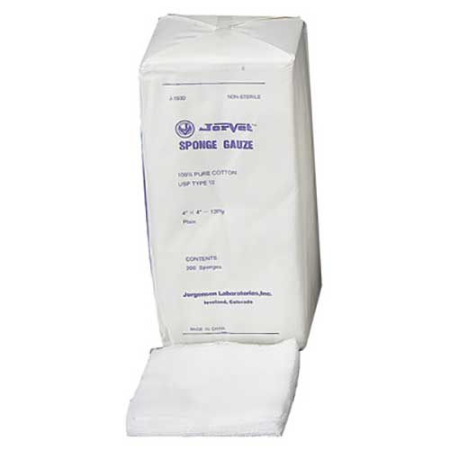 JorVet Sponge Gauze 4X4 Squares