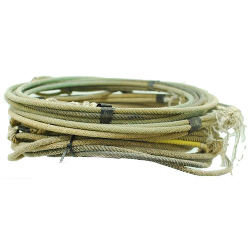 FIVE (5) Used Lariat Team Ropes Good For Decor or Roping Practice 30' to 35'