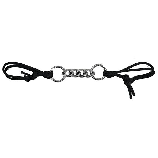 Berlin Custom Leather Black String Curb Chain