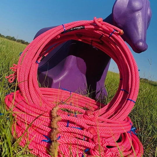 Willard Ropes 4 Strand Pink Panther 28' Breakaway Rope