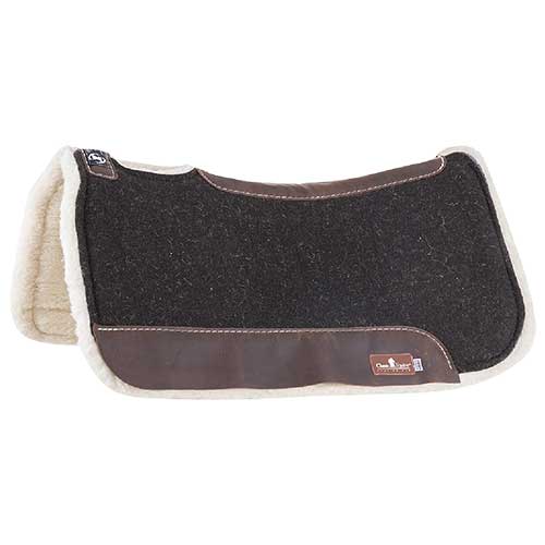 Classic Equine 1 1/4" Zone Series Felt Top Fleece Bottom Saddle Pad 31"X32"