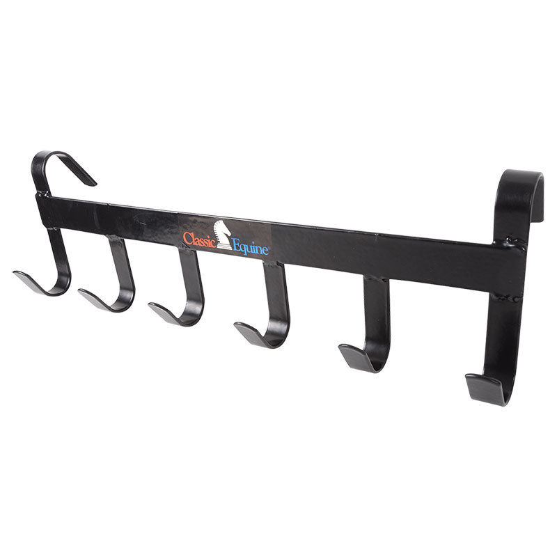 Classic Equine Six Hook Bridle Hanger- Black
