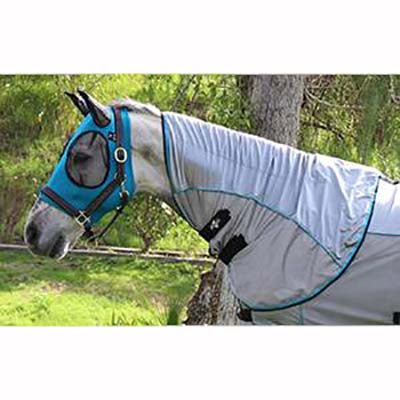 Professional's Choice Comfort Fit Fly Neck Cover- Charcoal/Pacific