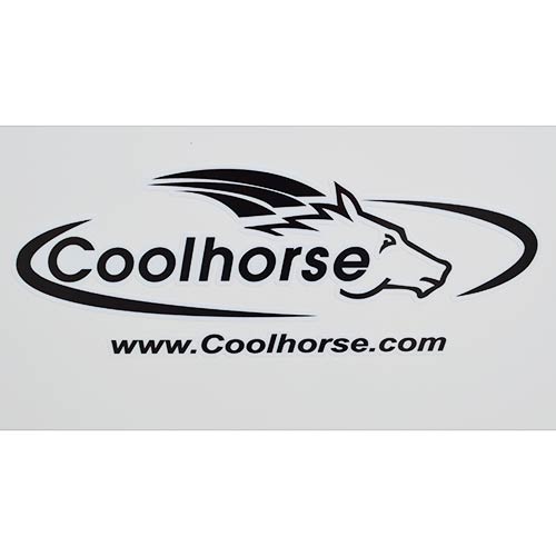 Coolhorse Medium Sized Logo Trailer Decal 16 in. x 6 in.