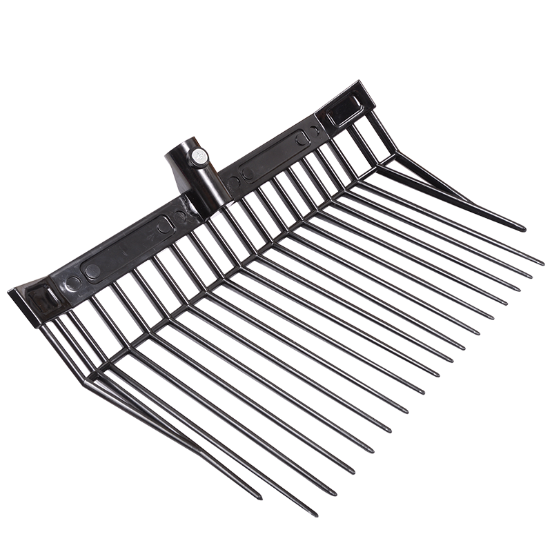 Manure Fork Replacement Head- Black