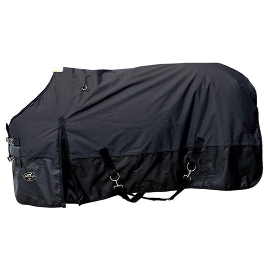 Professional's Choice Black Horse and Pony Equisential 600D Turnout Blanket- 250G