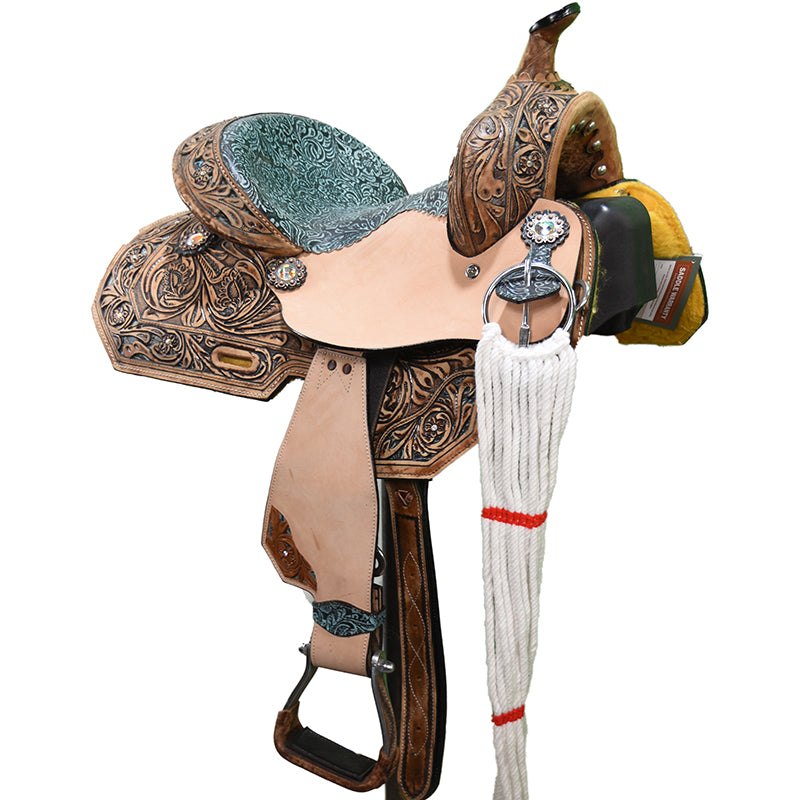 New! 10" Skylar Barrel Racing Youth Saddle
