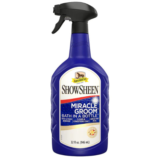 Absorbine ShowSheen Miracle Groom Bath in a Bottle Spray- 32oz.