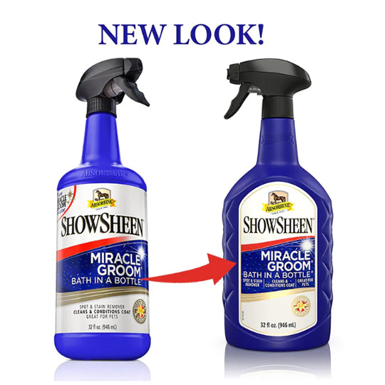 Absorbine ShowSheen Miracle Groom Bath in a Bottle Spray- 32oz.