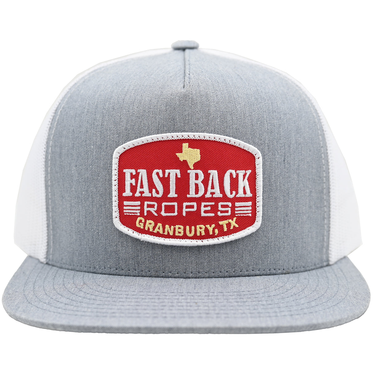 Fastback Ropes Heather Grey and White Mesh Cap