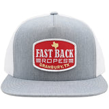 Fastback Ropes Heather Grey and White Mesh Cap