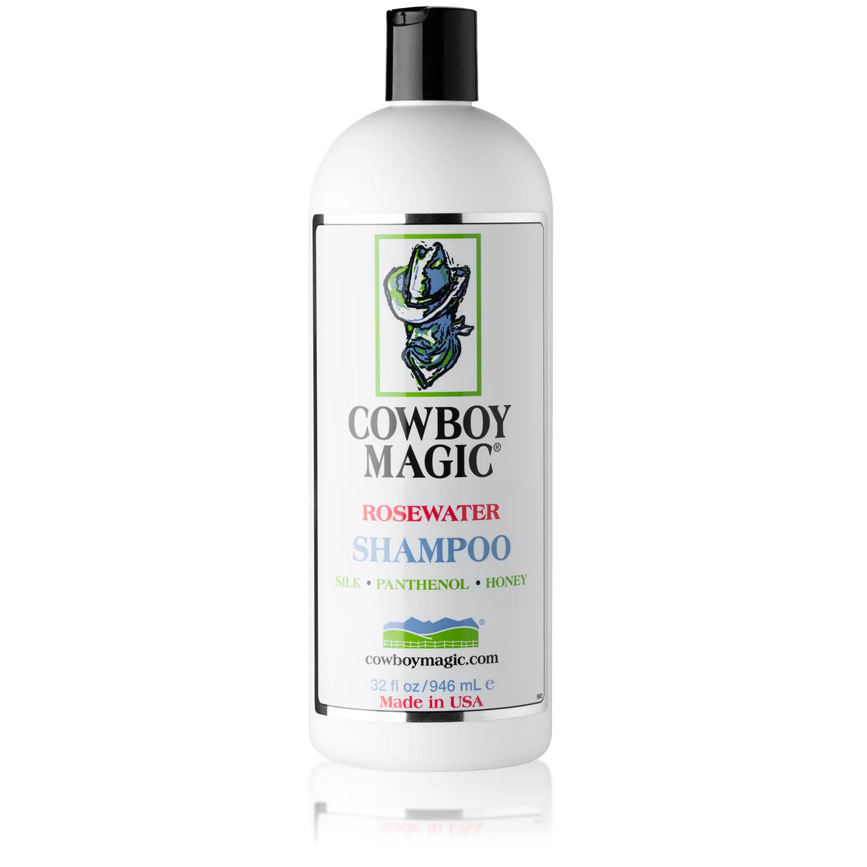 Cowboy Magic Concentrated Rosewater Shampoo with Silk- 32oz