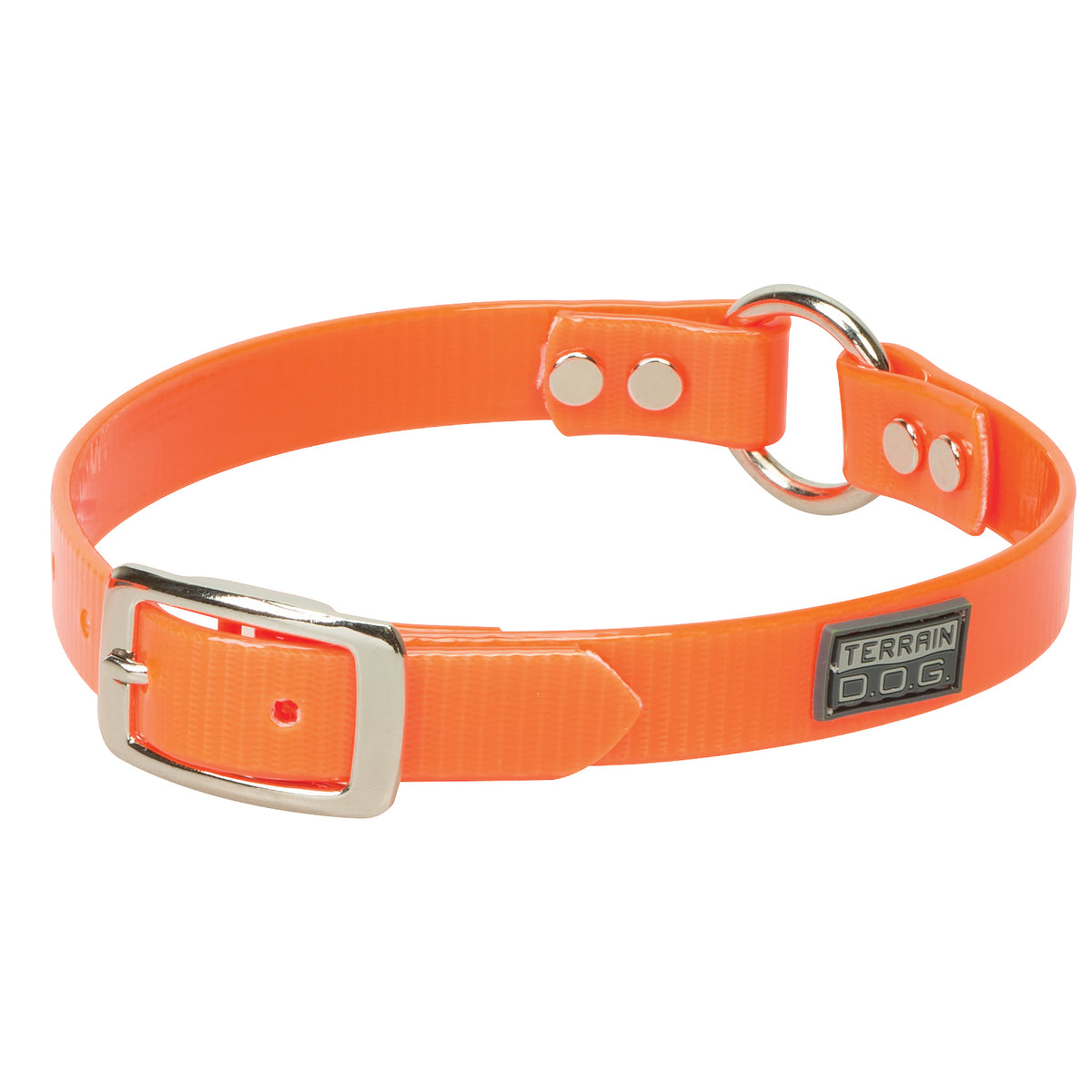 Terrain D.O.G X-Treme Adventure Clear Coat Hunting Ring Dog Collar- Blazing Orange