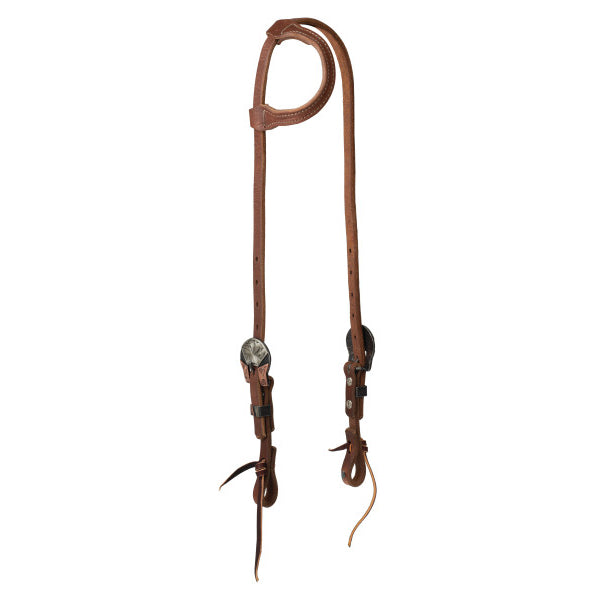 Weaver Leather ProTack Slip Ear Headstall w/ Shield Buckles