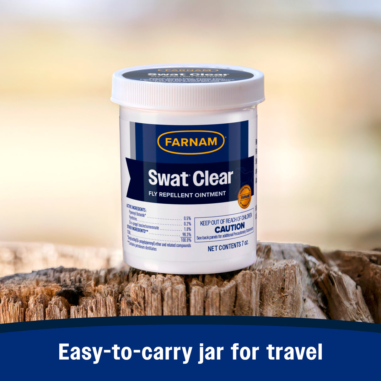 Farnam Swat Clear Fly Repellent Ointment- 7oz.