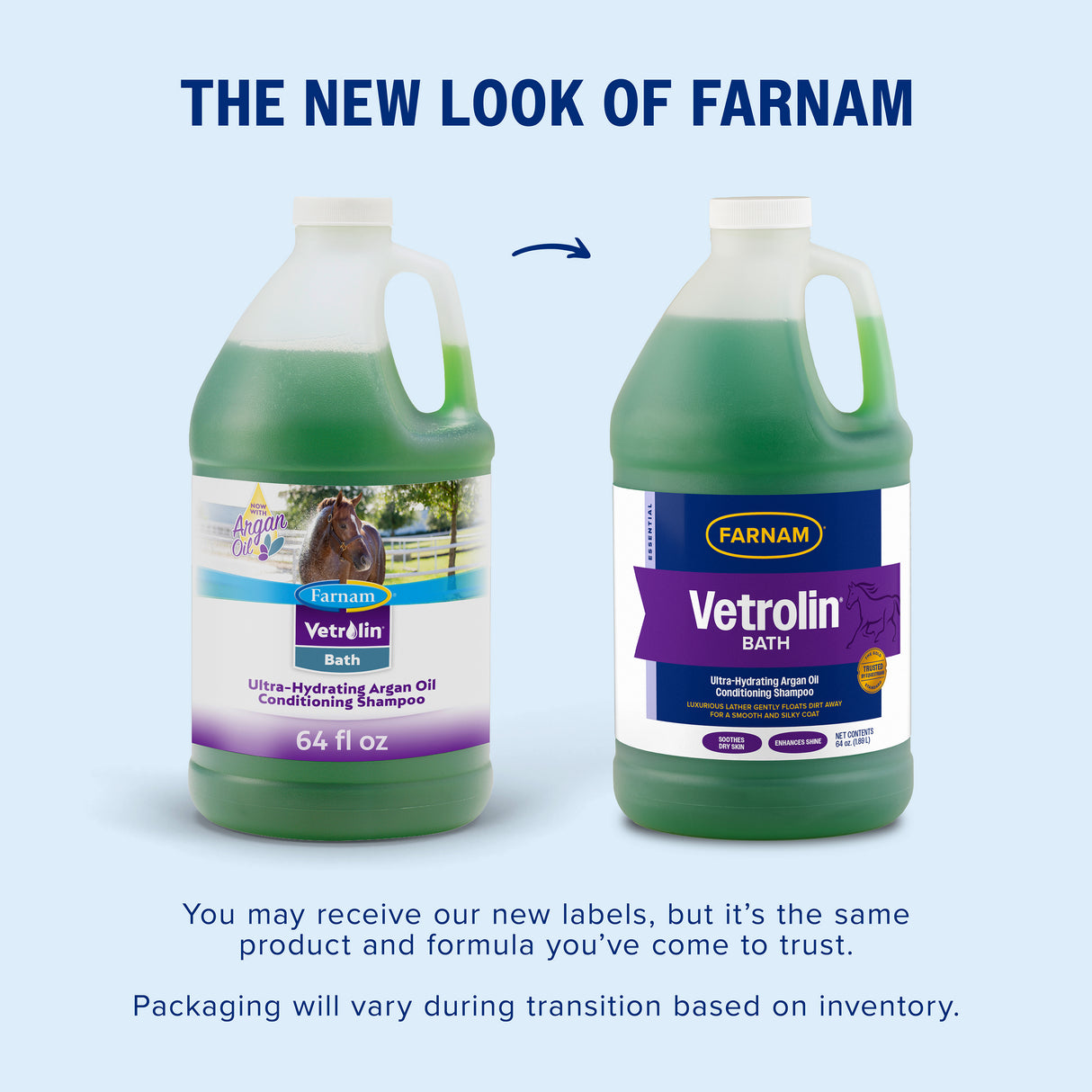 Farnam Vetrolin Bath Ultra-Hydrating Conditioning Shampoo- 64oz.
