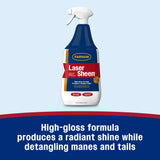 Farnam Laser Sheen Dazzling Shine & Detangler Ready to Use Spray- 32oz.