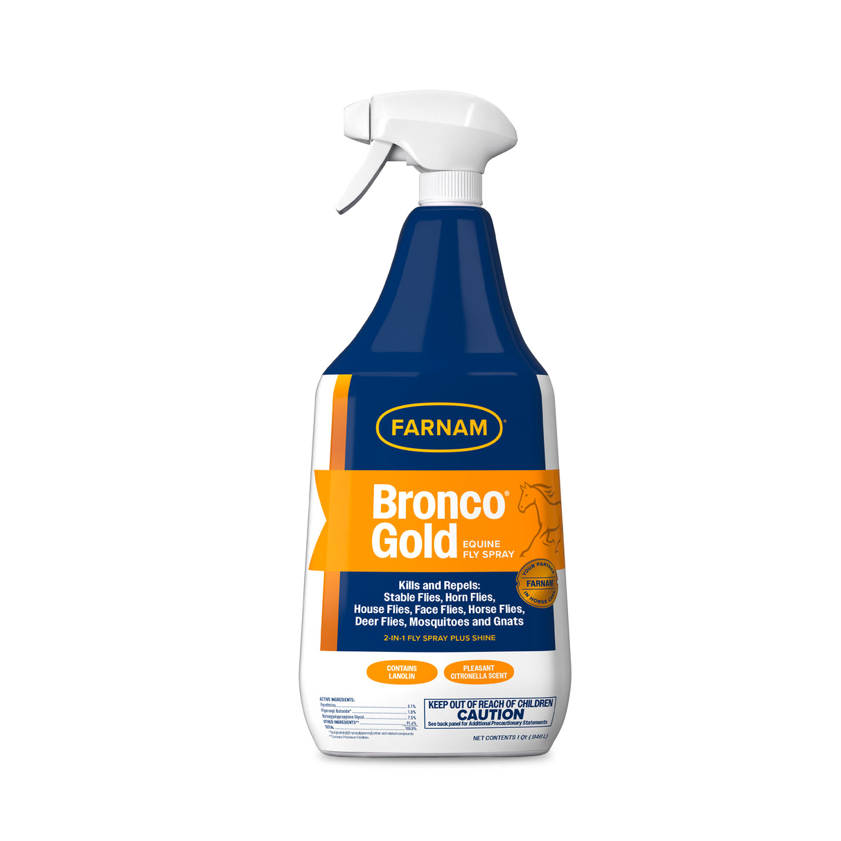 Farnam Bronco Gold Equine Fly Spray- 32oz.