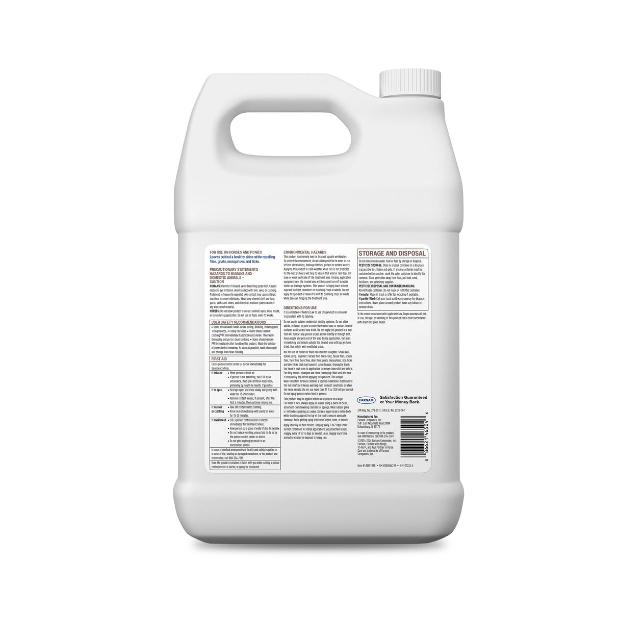 Farnam Tri-Tec 14 Long Lasting Fly Spray- Gallon