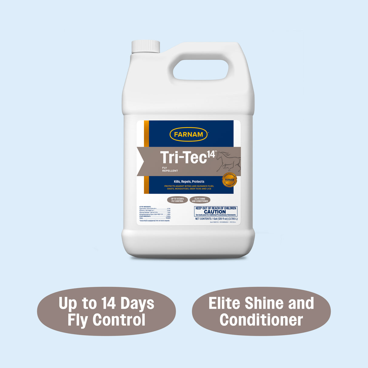 Farnam Tri-Tec 14 Long Lasting Fly Spray- Gallon