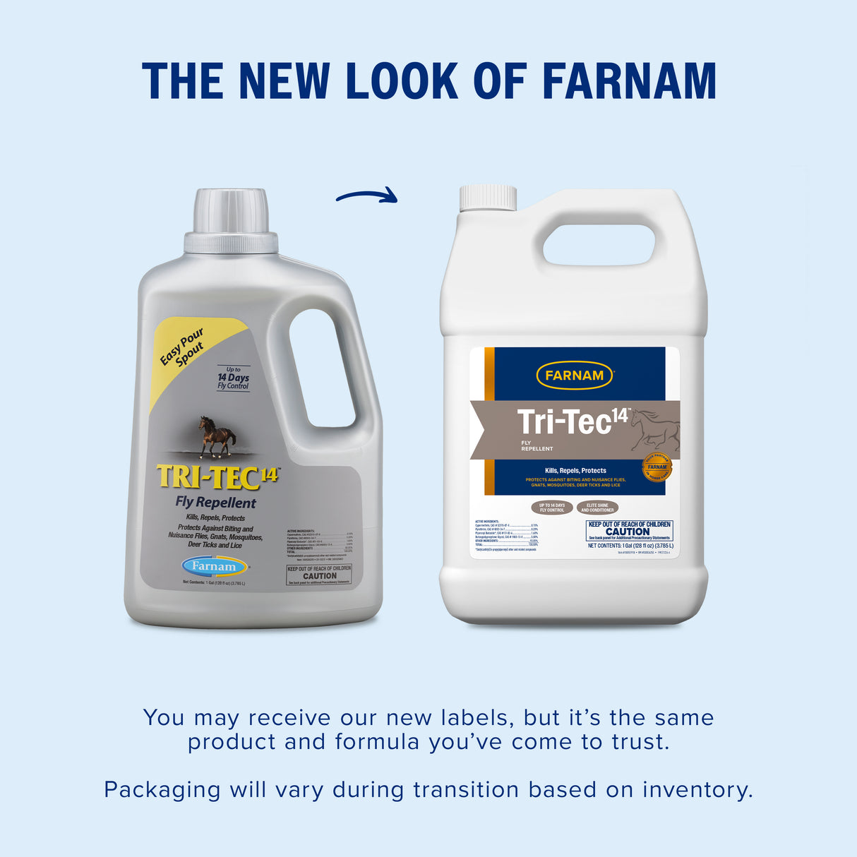 Farnam Tri-Tec 14 Long Lasting Fly Spray- Gallon